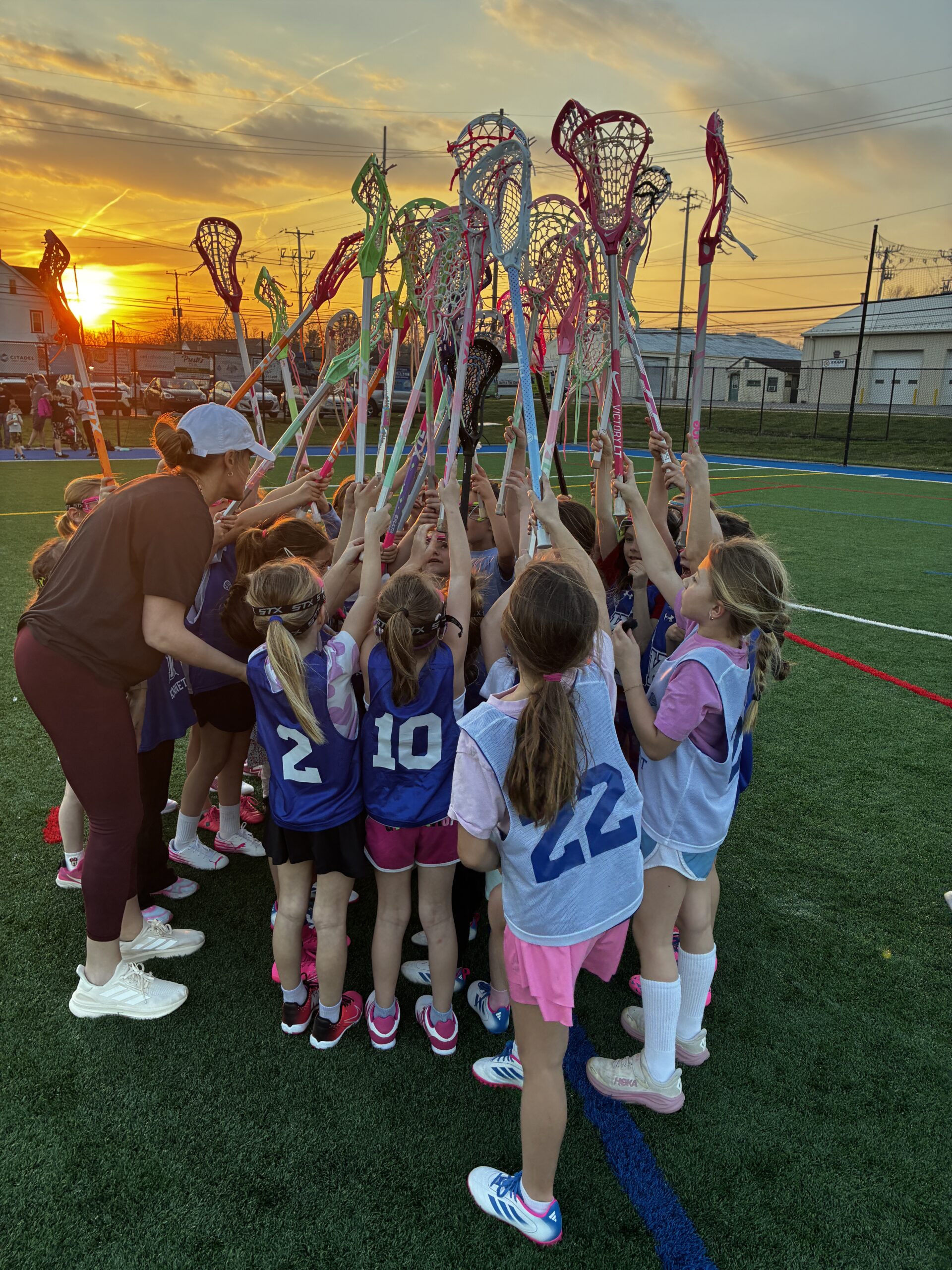 Sunset Blue Demons Lax